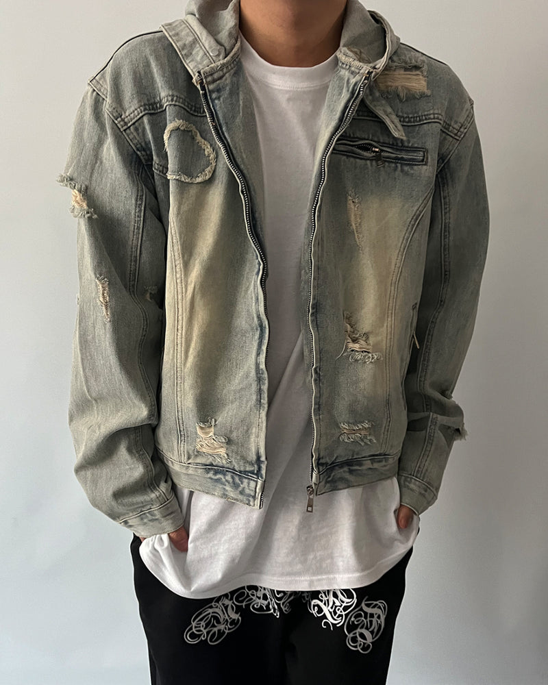 EV Dekki Hood Denim  jacket (2C)