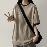 セリーヌカラーボクシーフィット半袖Tシャツ