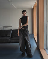 Luffy Laser Balloon Denim Pants