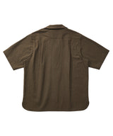 STRIPE L-C TAILORED 1/2 SHIRT (Khaki)