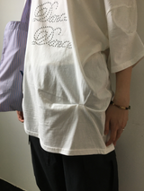 トッシュ オフショルダー Tシャツ(3color)