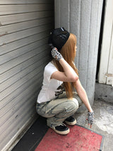 スモーキーウォッシュドジッペードパンツ