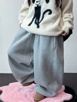 バルーンワイドコライド ベルトポイントフリースバルーンワイドパンツ🖤💜 5カラーズ