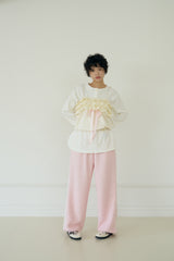 POPPY TWEED PANTS (PINK)