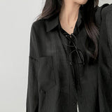 Mikan Charles ルーズフィットポケットシャツ south