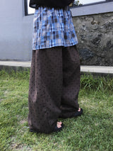 Polka Dot Wide Balloon Pants (2c)