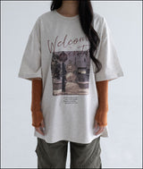 ウィリットスノーハーフスリーブTシャツ (oversize)