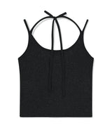 LETTERING SLEEVELESS KNIT