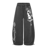 Daphne Drawstring Graphic Pants