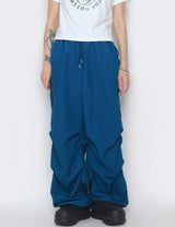 Shirring Parasuit Nylon Pants