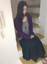 [BAONHAUS] Hironen Button Frill Layered Sleeveless