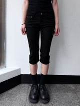  COTTON SLIM CAPRI PANTS