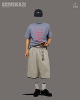 タウン ヴィンテージ レタリング ハーフスリーブ Tシャツ