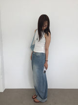Bleach Relaxed Fit Denim (2color)
