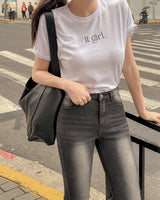 バージンレタリング半袖Tシャツ