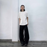 テクスチャードバギードロッぺードTシャツ