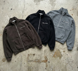 Stand Collar Zip Pocket Jacket