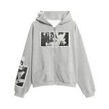 Mono Photo Panel Hoodie Zip-Up 232818257