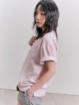 ルナウォッシングラバトTシャツ (PINK)