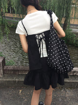 センリ レース ピンタック バンディング ミニ スカート