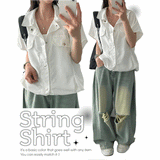 Houlin snap pocket short-sleeved jacket