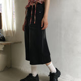 Motzel D-Ring Capri Denim Bermuda Pants