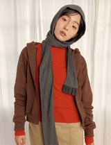 REVERSIBLE FRILL MUFFLER (GRAY)