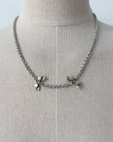 [MADE] TWIN RIBBON NECKLACE