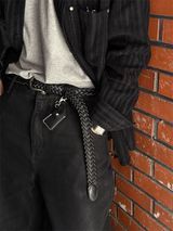 Case leather western belt