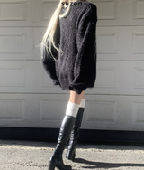 Gania Mohair Loose-Fit Cardigan