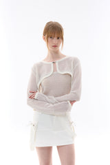 KORI TUBE TOP BOLERO SET / IVORY