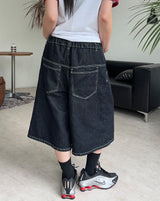 フェンノンフェイドバミューダデニムパンツ
