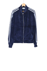 velvet track zip-up jacket
