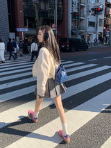 [MADE] Peto Pintuck Mini Skirt