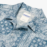 smoke paisley open collar shirt_blue