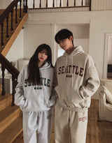Seattle Patch Sweat Hoodie Pants Set