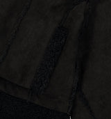 Detachable Fur Shearling Jacket / Black