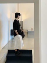 Suzuka White Bermuda Denim Pants