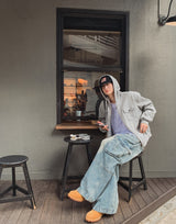 Kuro Trucker Hooded Jacket