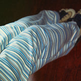 Nana Stripe Banding Pants (blue)