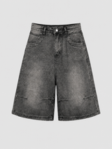 Dope Crack bermuda denim