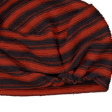 Stripe Band Beanie (orange/charcoal)