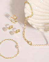 Freshwater Pearl Huggie 925 Silver Hoop Earring E043-04G