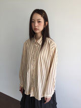 Shoreditch striped shirt (2color)