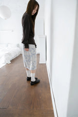 pale floral midi skirt(3colors)