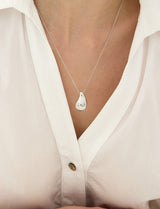 26SS★ [Premium Plating] Champagne Full Moon AB(W) Big Bowl Long Necklace