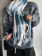 24FW ニューバーレルチェックマフラー