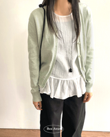 Kelly Cashmere V-neck Loose Fit Cardigan 12C