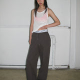 Paper Knit sleeveless white