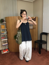 フォグピンタックパンツ